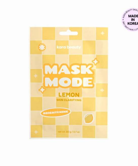 Kara beauty mask mode lemon skin clarifying
