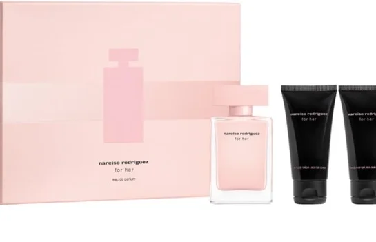 Narciso Rodriguez for her 50ml edp + 50ml body lotion + 50ml shower gel