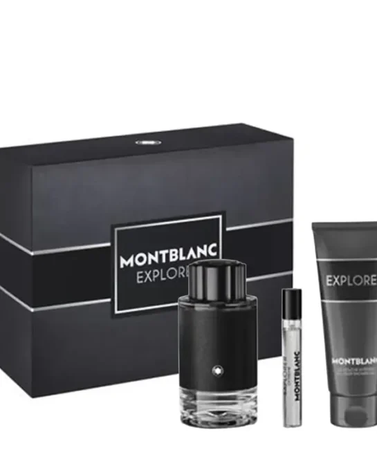 Montblanc explorer 100ml edp + 7.5ml edp + 100ml shower gel